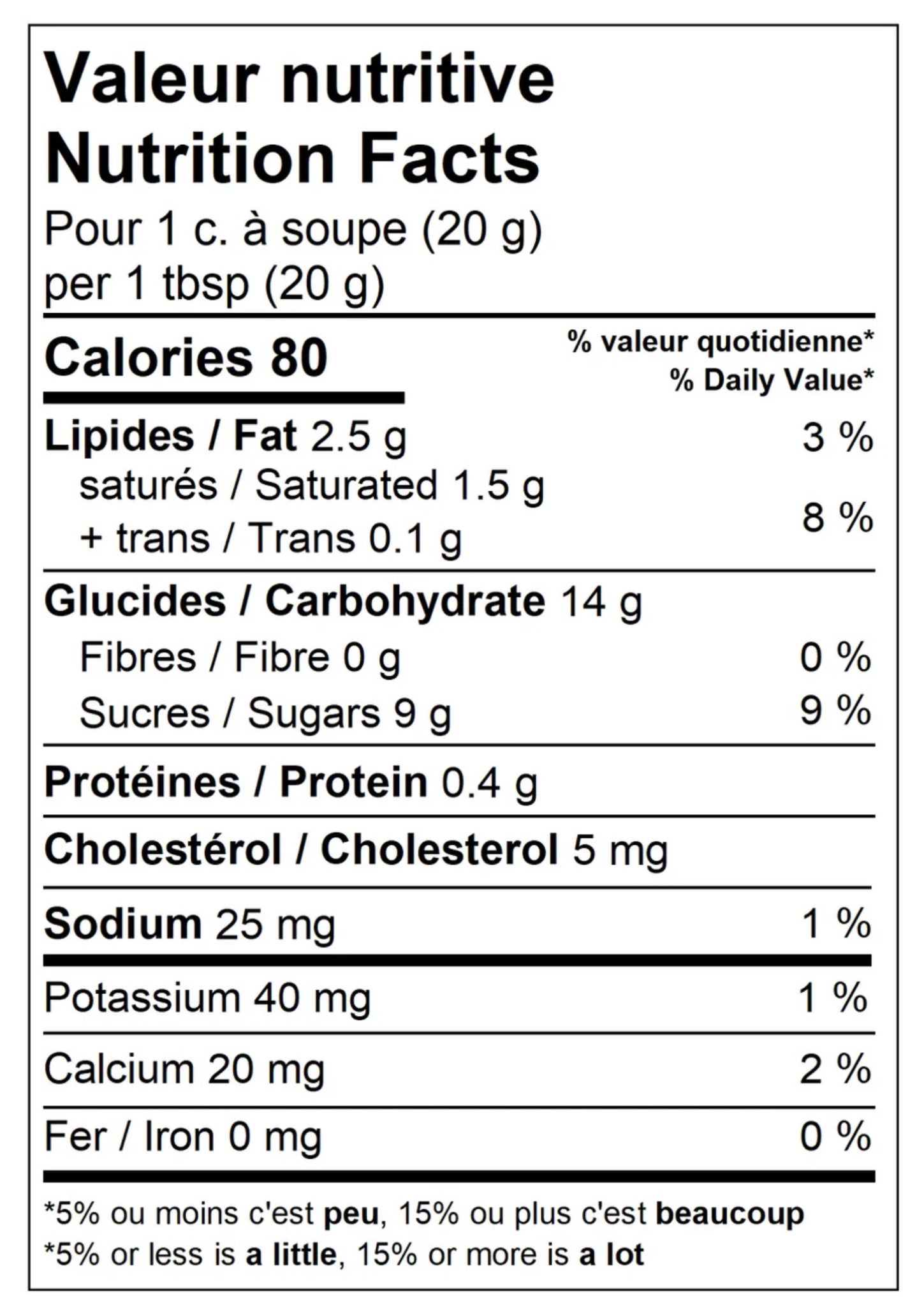 Caramel à l’érable
