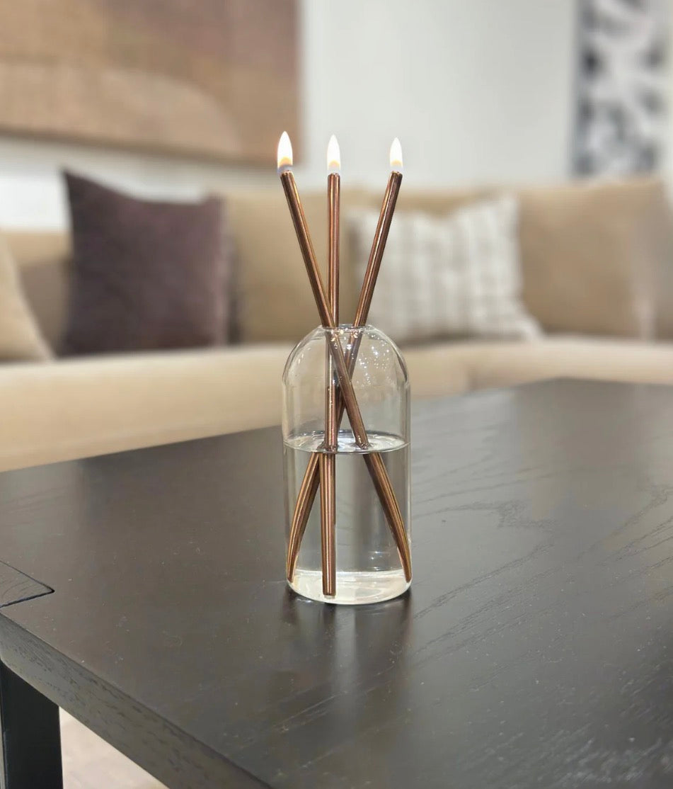 CHANDELLE ÉTERNELLE BÂTON ROSE GOLD