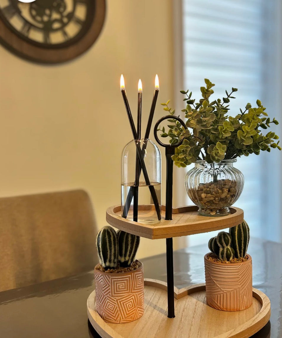 CHANDELLE ÉTERNELLE BÂTON NOIR