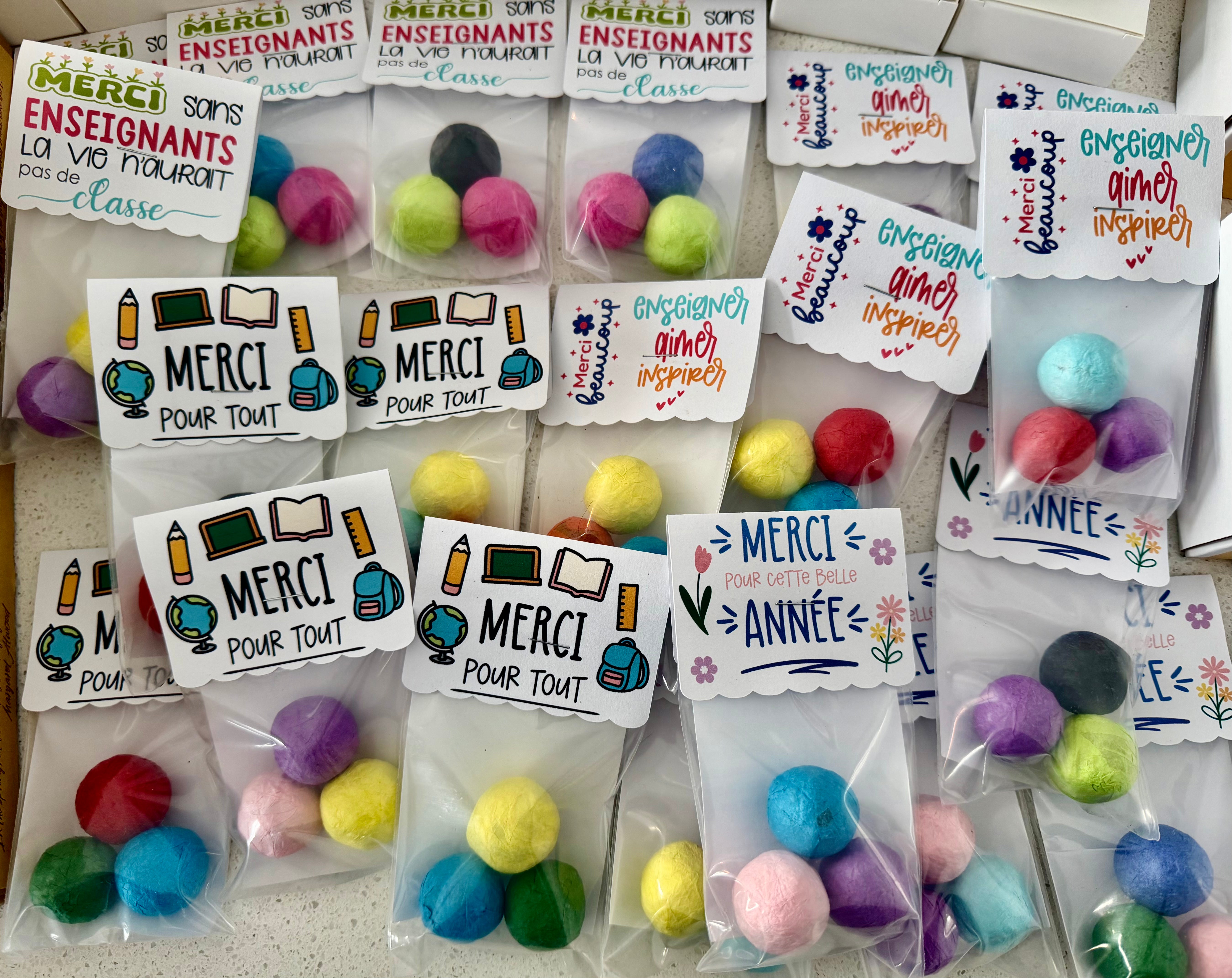 Seed Bombs - Cadeau de remerciement pour un enseignant