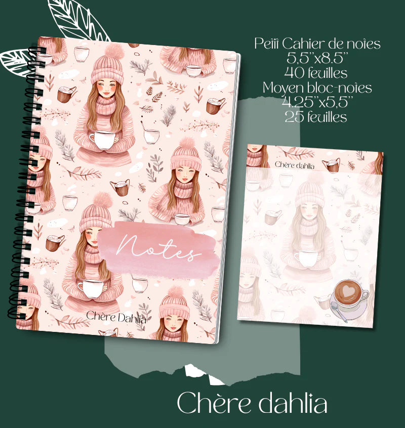 Duo papeterie café petit bonheur