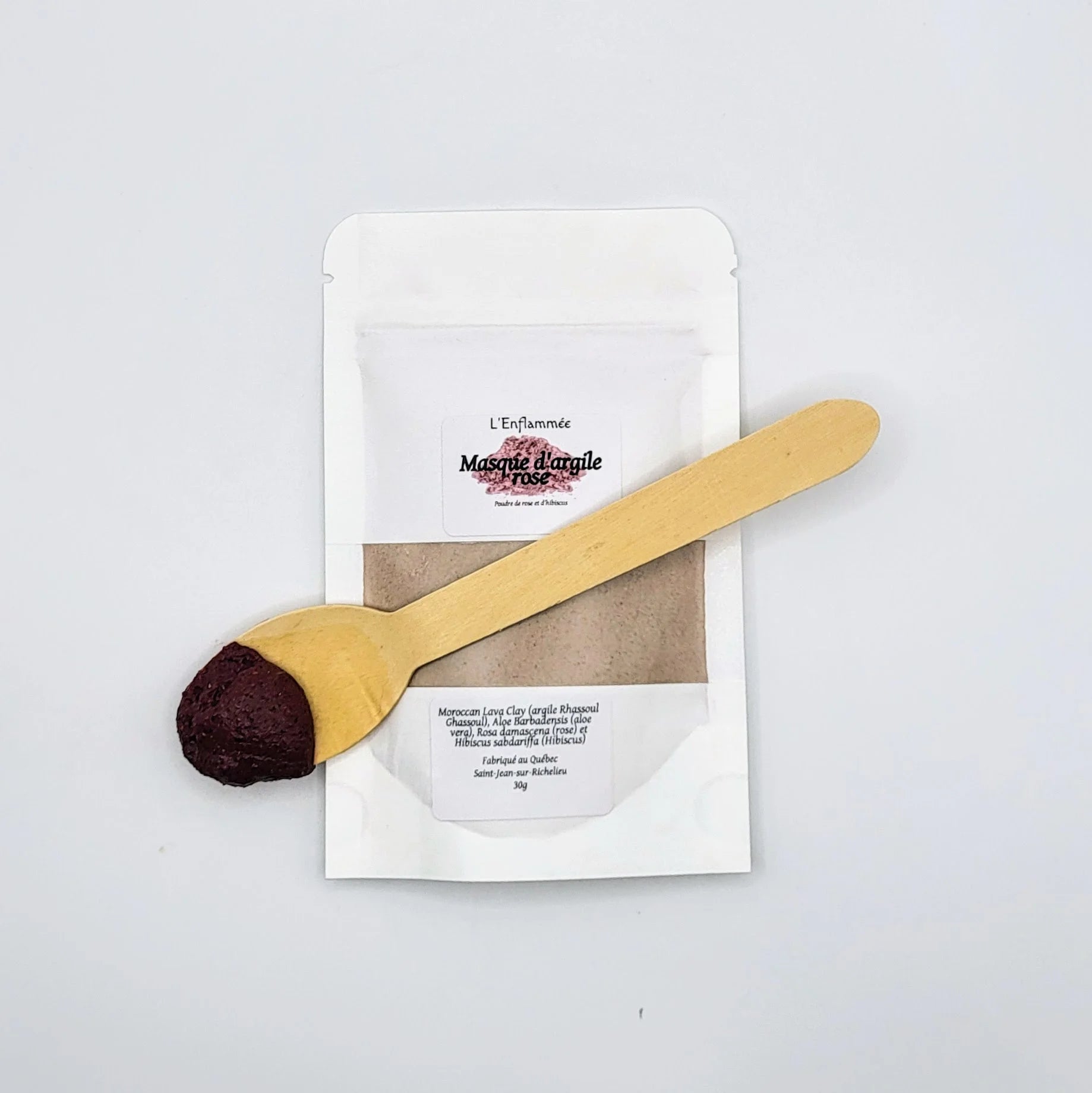 Masque d’argile verte ou rose