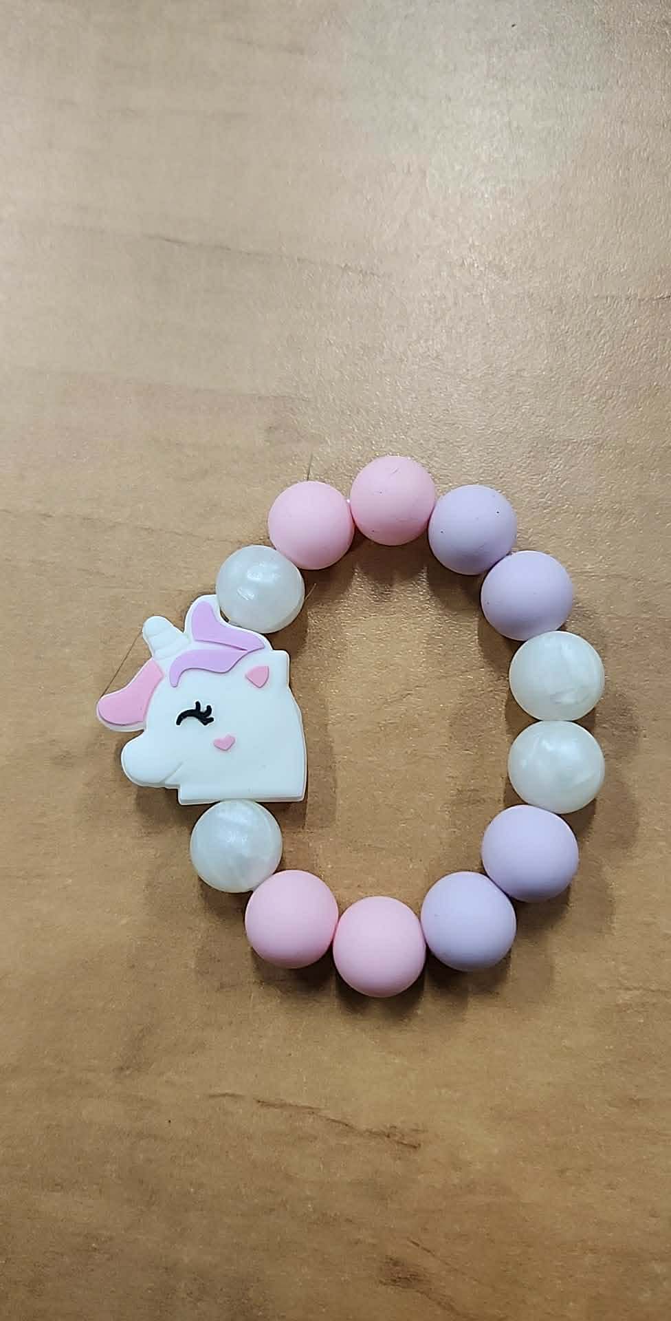 Bracelet en silicone licorne