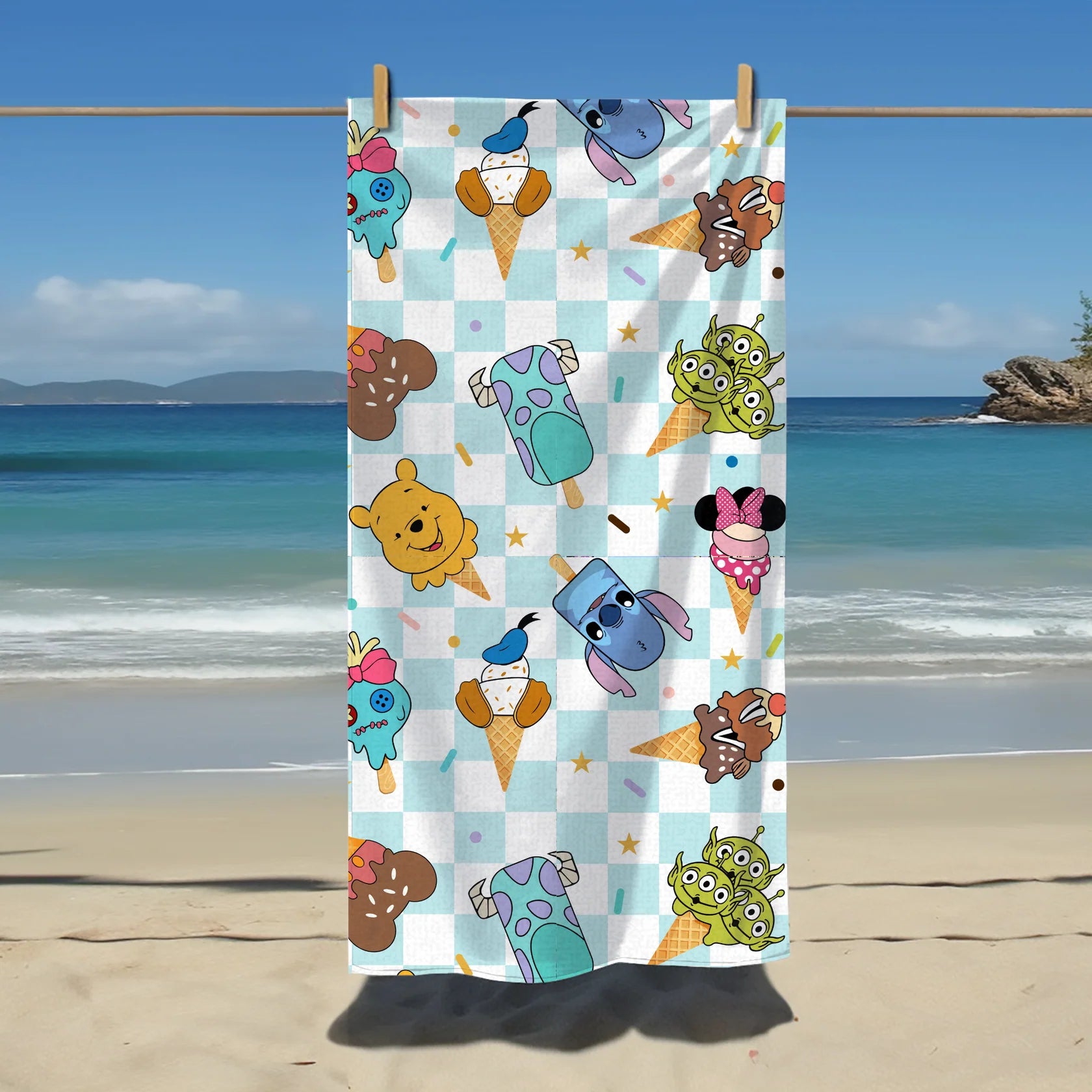 Serviette ourson et ses amis