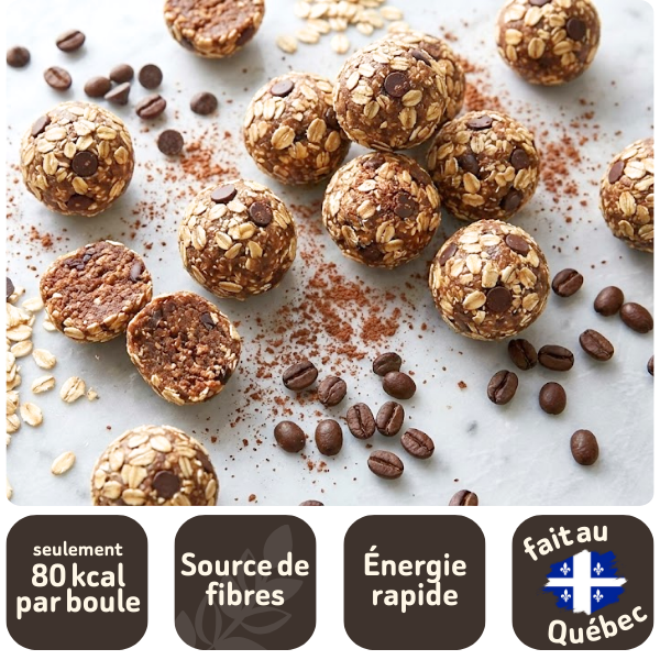 BOULES ÉNERGIE CHOCOLAT CAFÉ