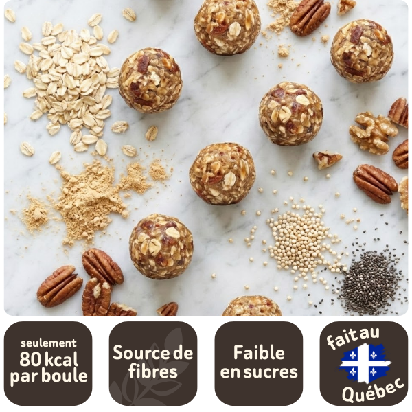 BOULES ÉNERGIE AUX NOIX