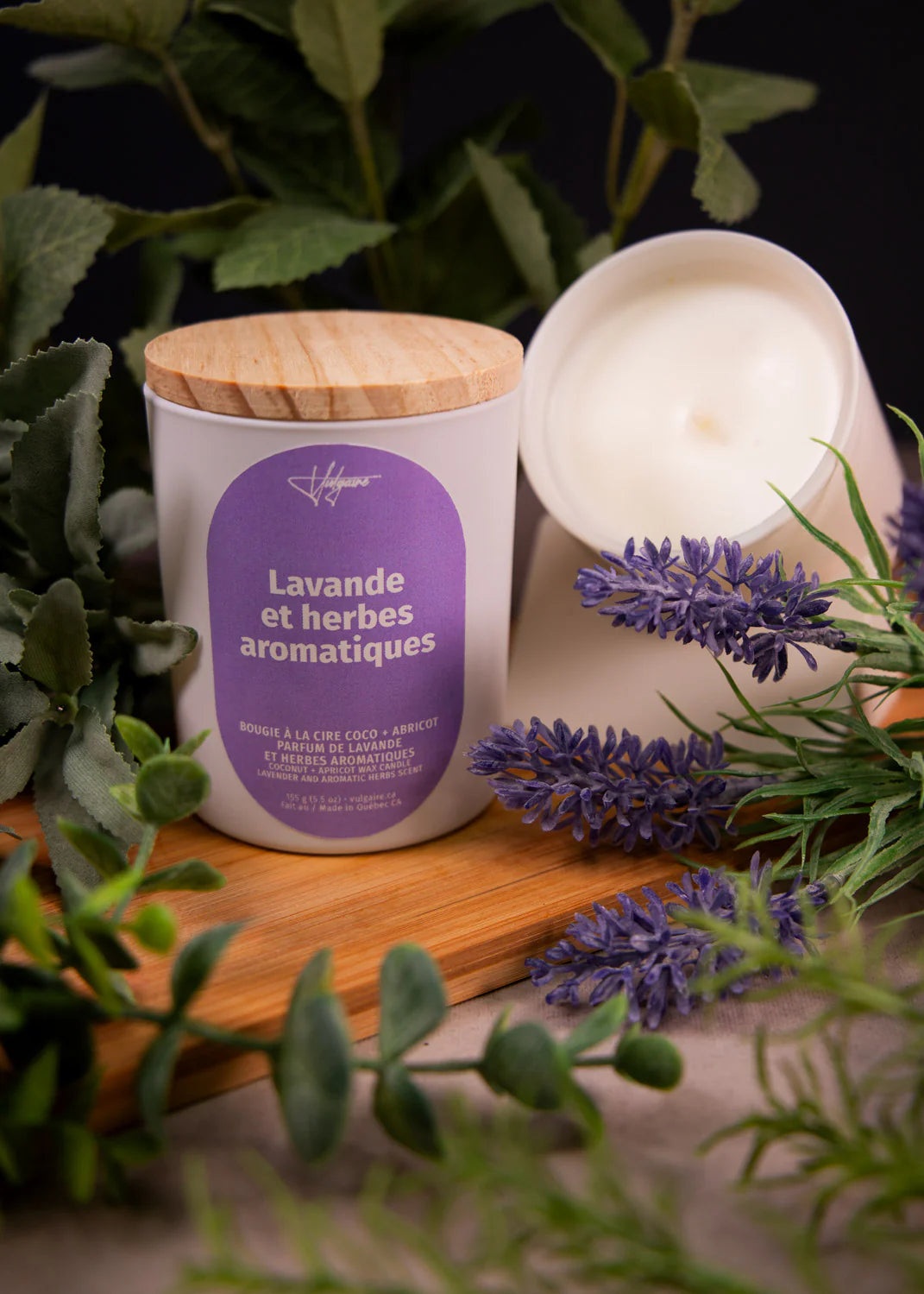 Bougie Lavande et herbes aromatiques 5.5OZ