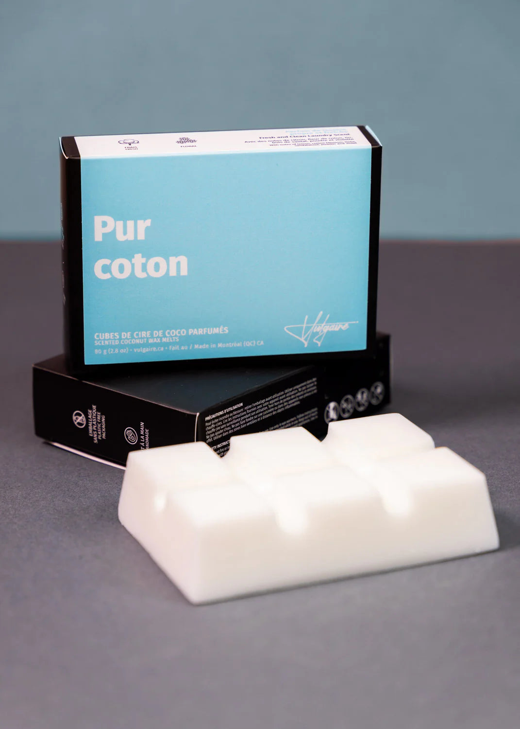 Cubes de cire Pur coton 80g.