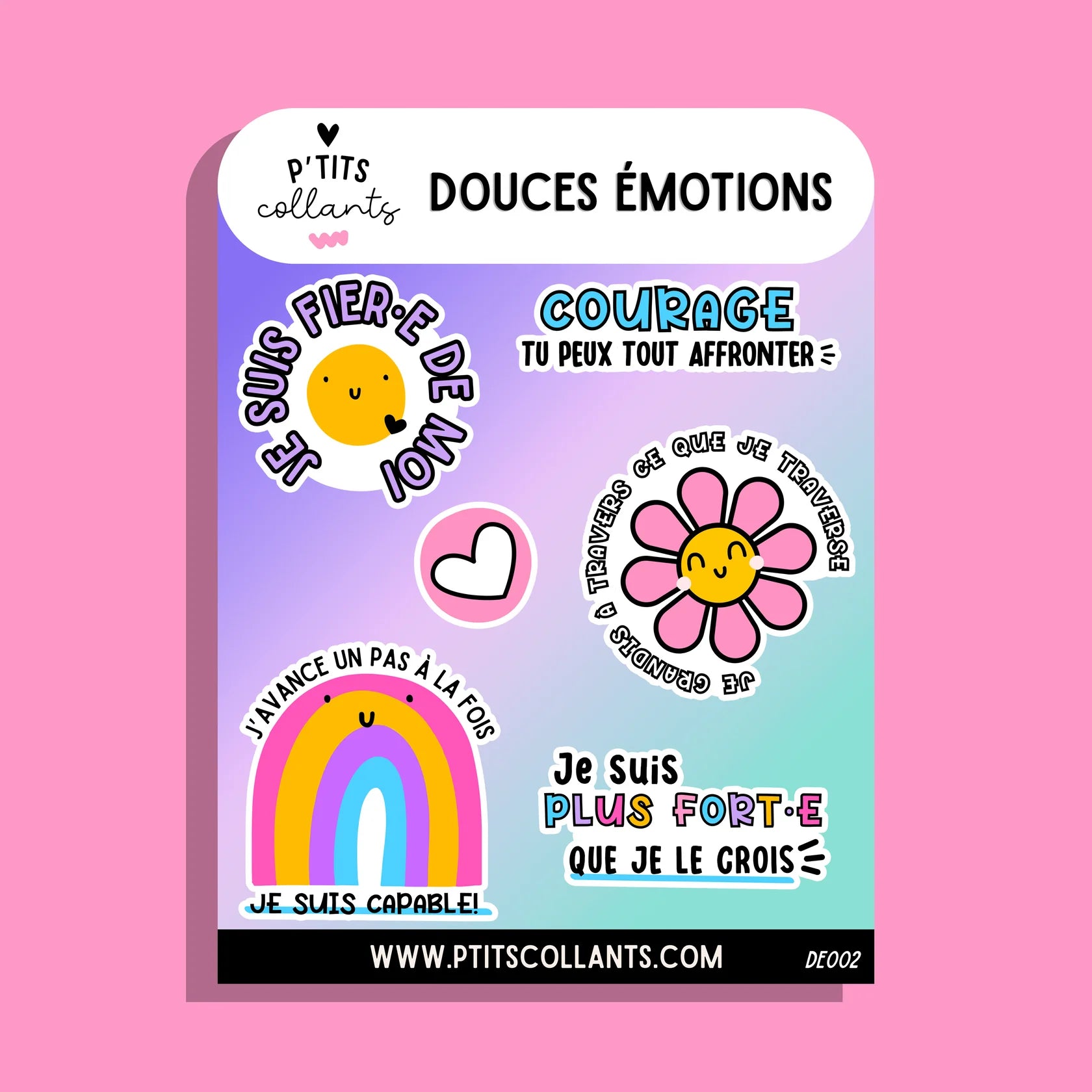 Douces émotions · Feuille de collants