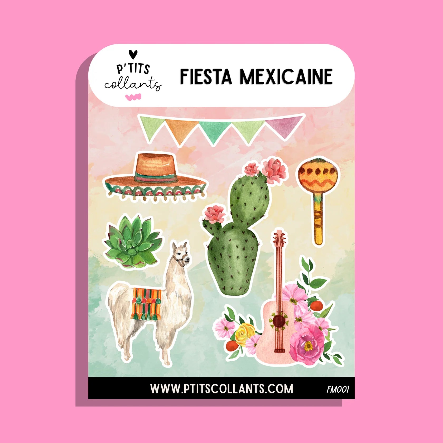 Fiesta mexicaine · Feuille de collants