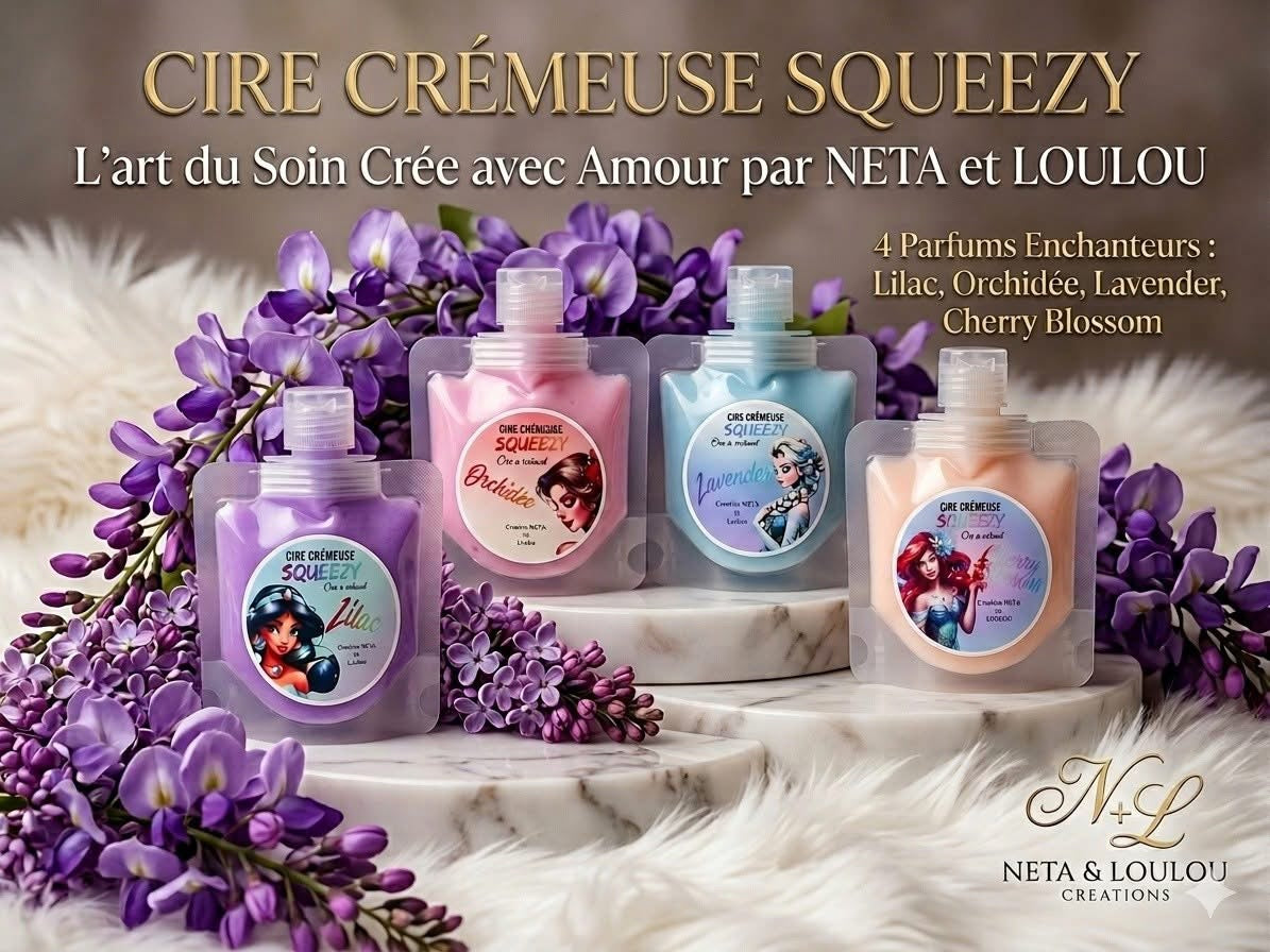 Cire crémeuse Squeezy collection princesse