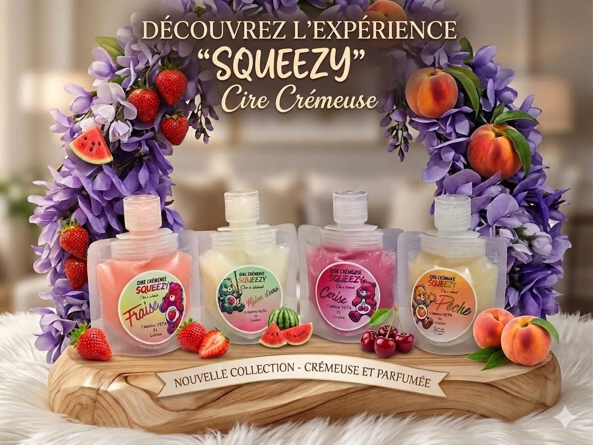 Cire crémeuse Squeezy collection cali-nours
