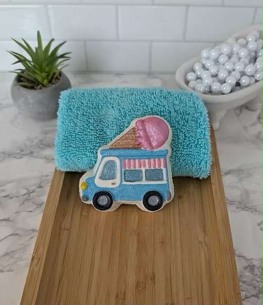 Bombe de bain camion de crème glacée