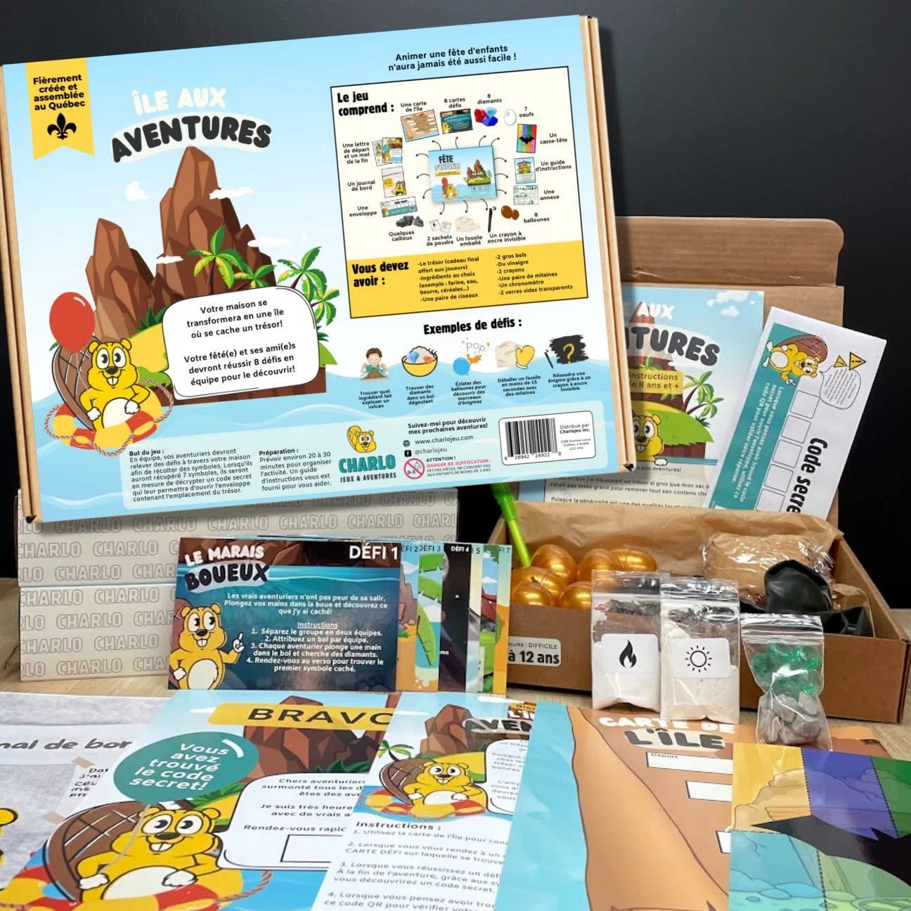 Boîte activité fête d’enfants