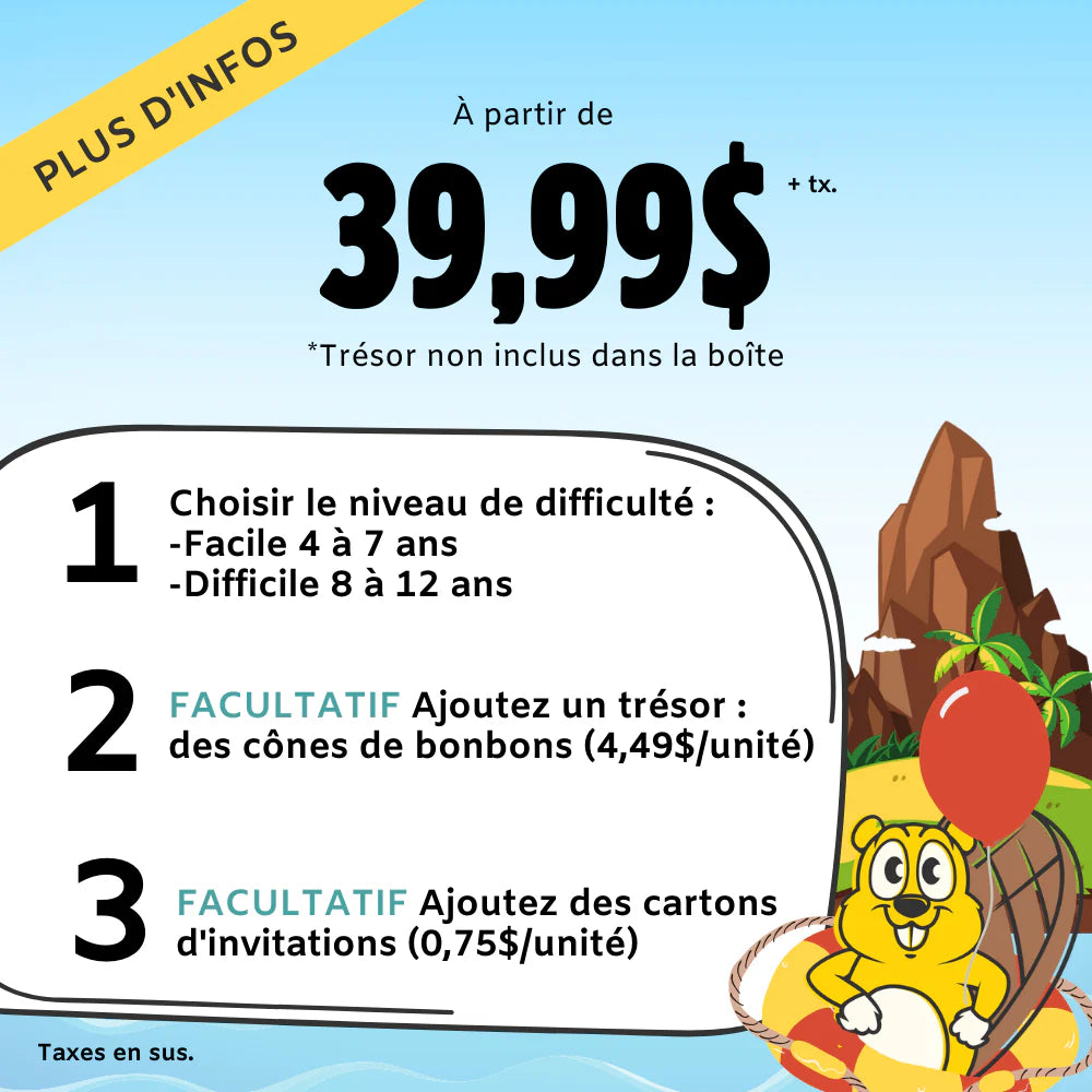 Boîte activité fête d’enfants