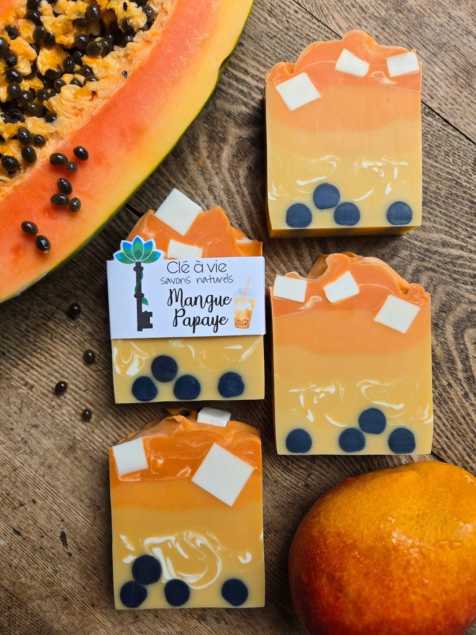 Savon mangue papaye