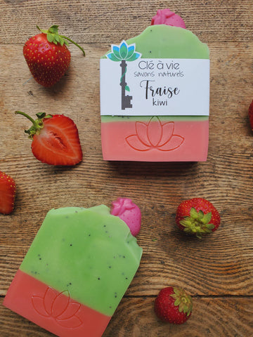 Savon fraise kiwi