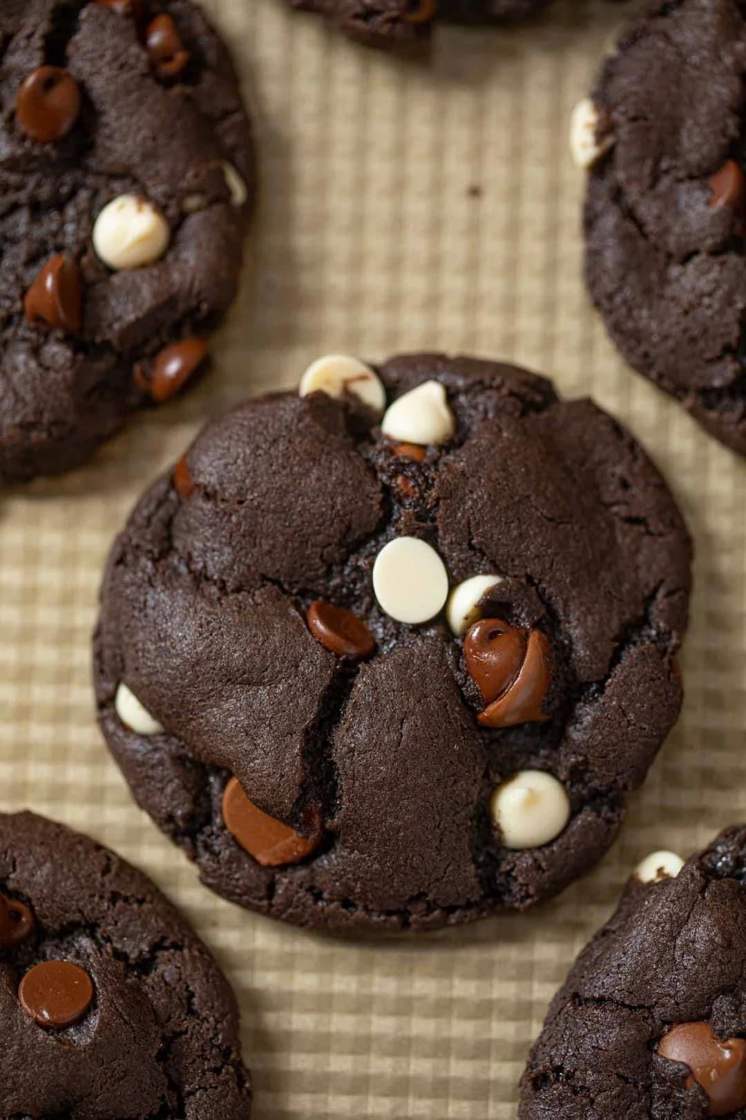 Mélange à biscuits triple chocolat