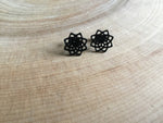 Boucles d’oreilles Mandela lotus en inox