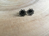 Boucles d’oreilles Mandela lotus en inox