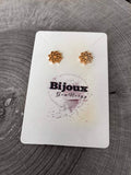 Boucles d’oreilles Mandela lotus en inox
