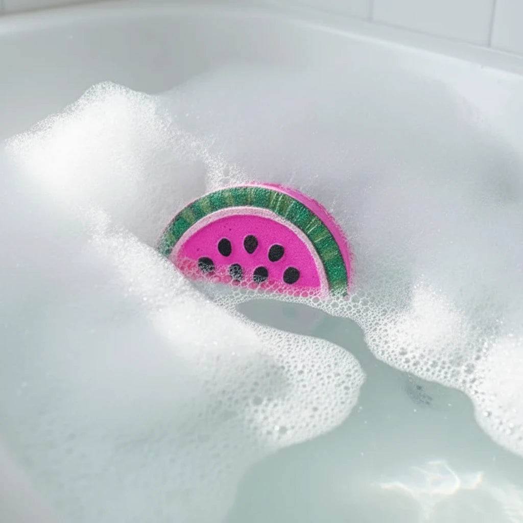 Bombe de bain melon d'eau