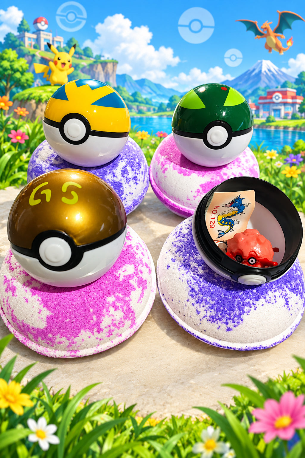 Bombe avec balle « poke » aléatoire (surprise)