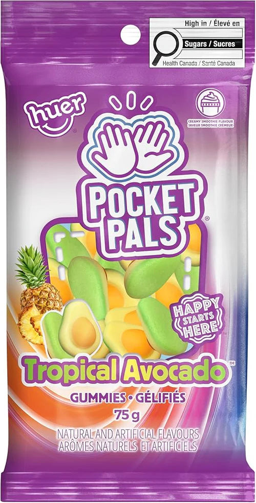 Pochette pals tropical avocado / avocat tropical 75g.