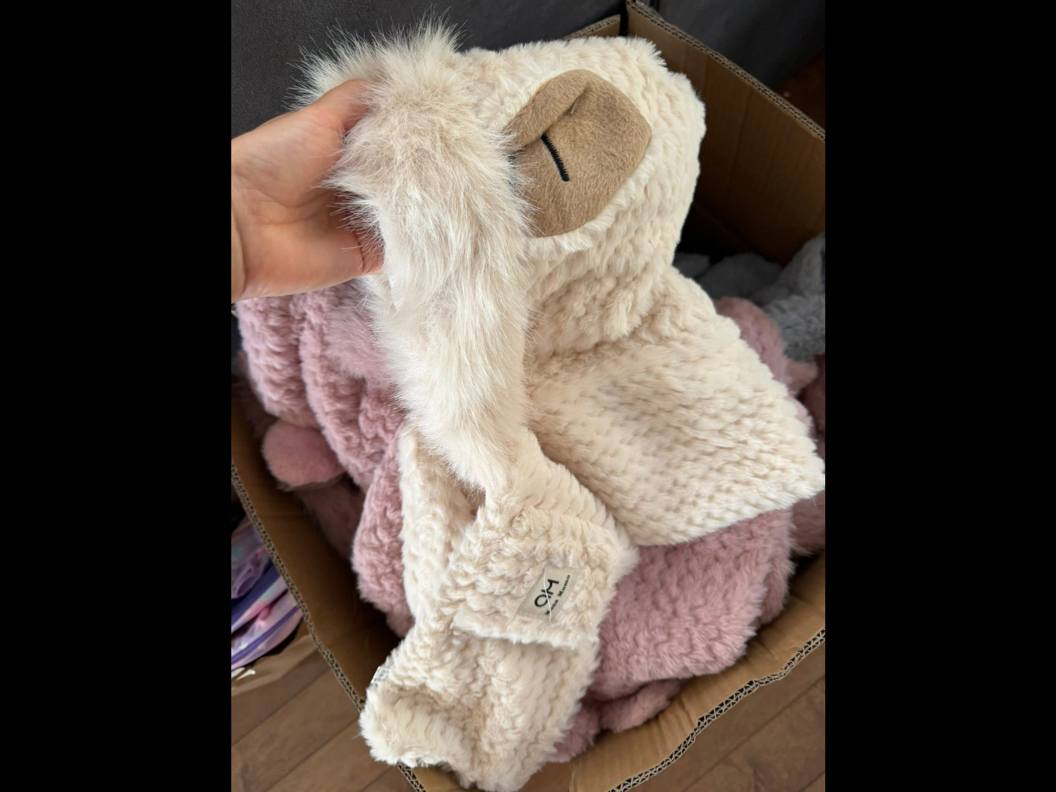 Chapeau foulard avec oreilles très doux