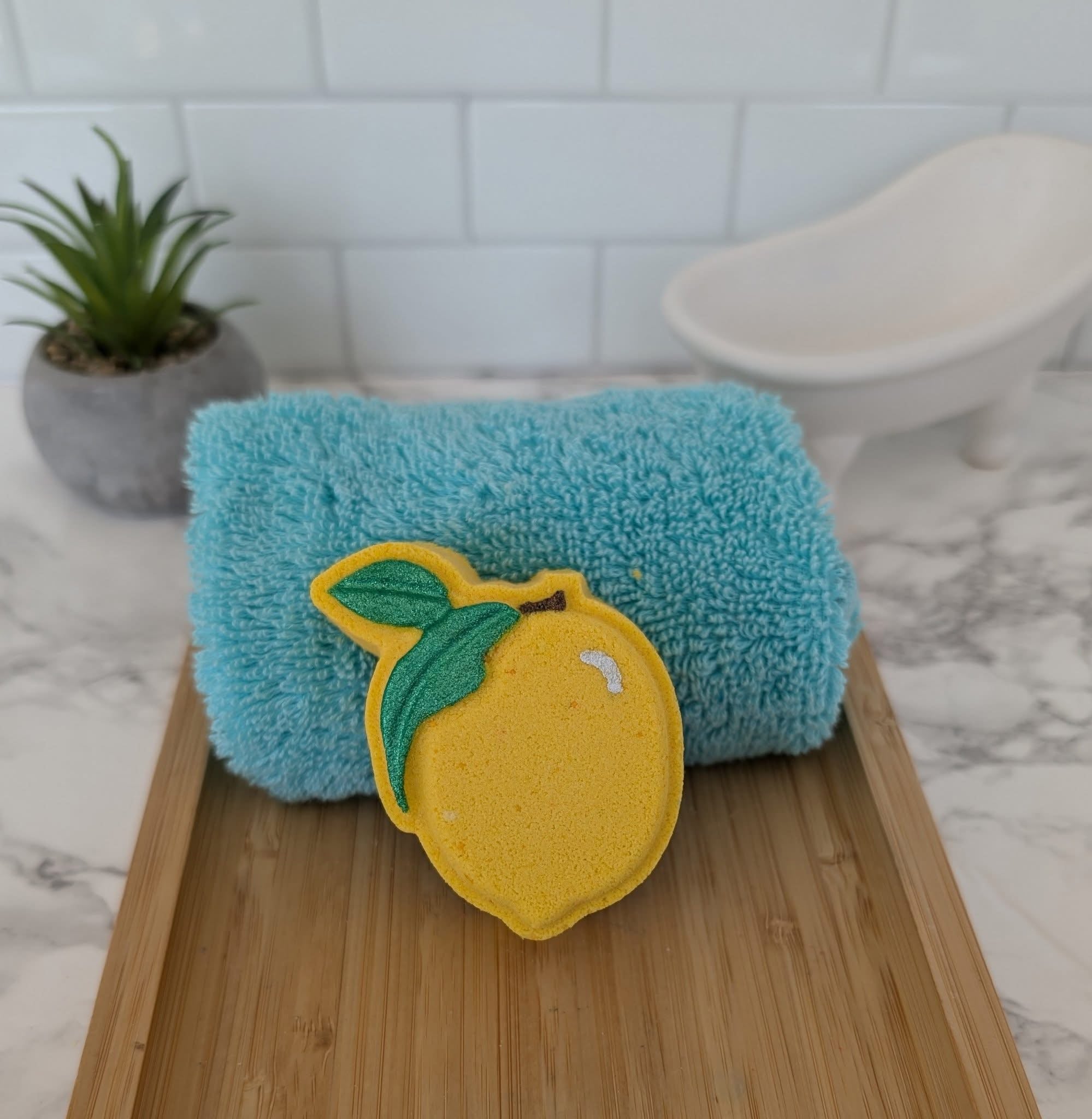 Bombe de bain citron