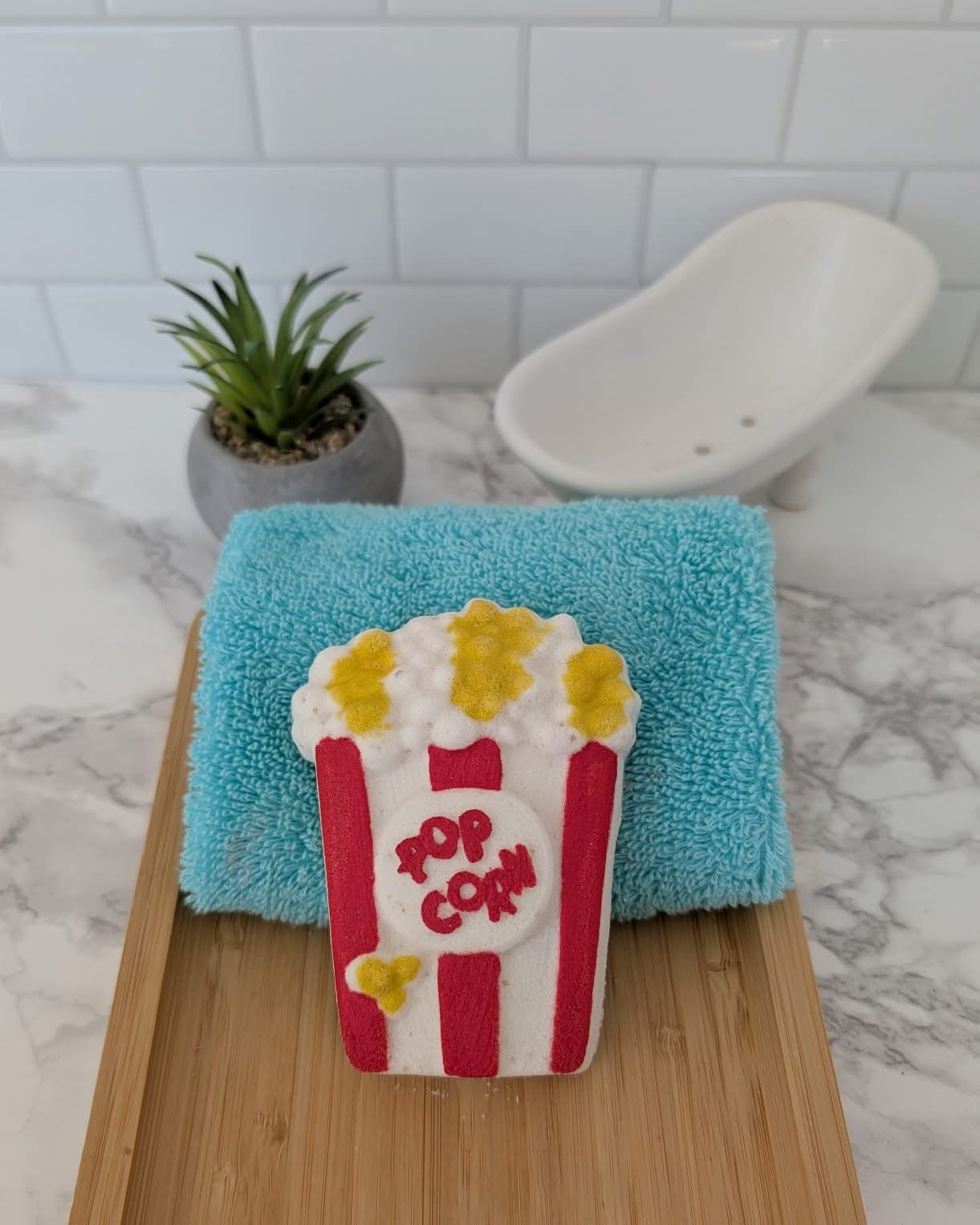 Bombe de bain popcorn