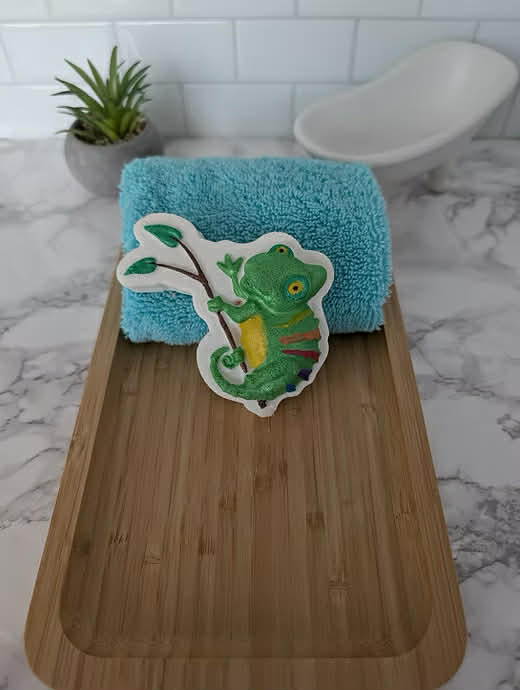 Bombe de bain caméléon multicolore