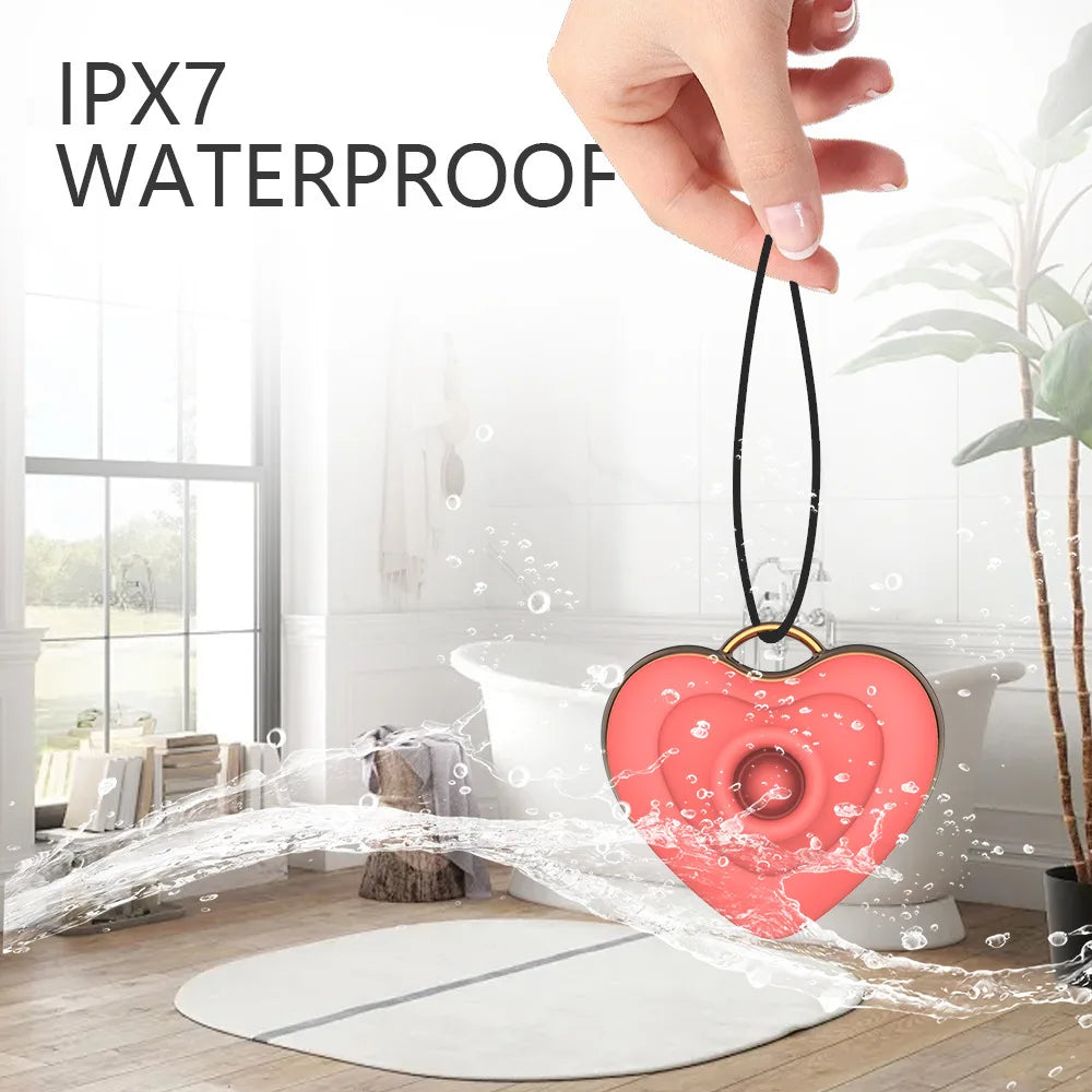 Jouet adulte coeur succion