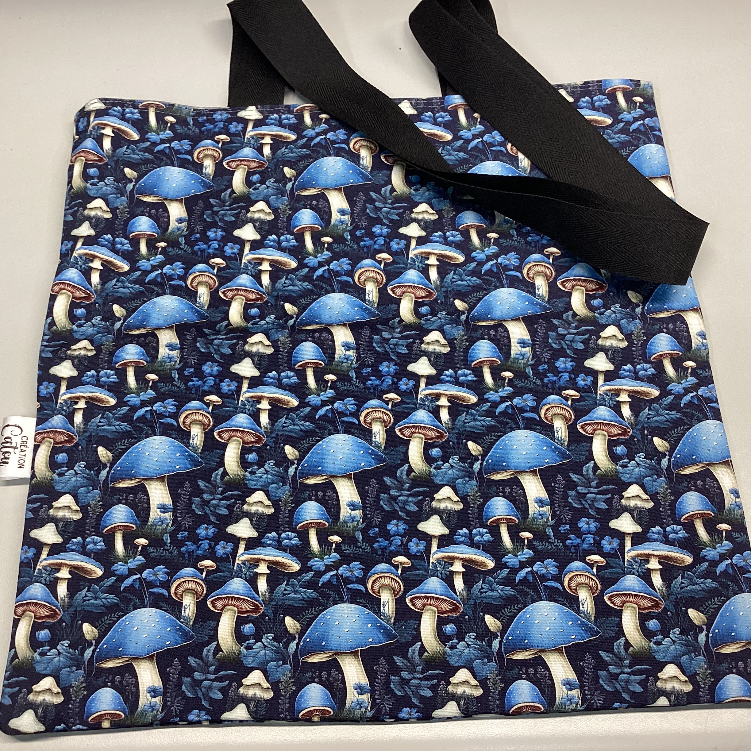 Fourre tout champignons bleus