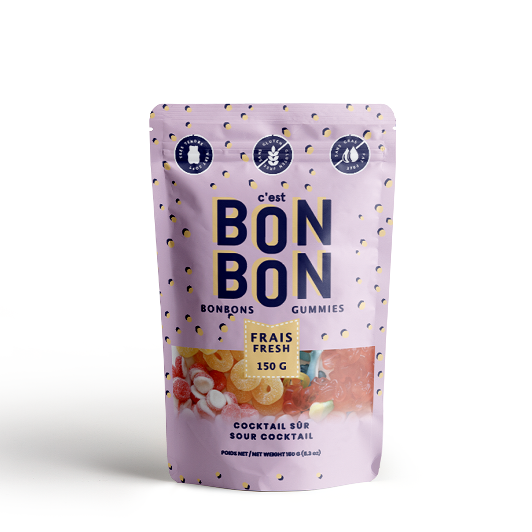 Cocktail acidulé - Bonbons gélifiés