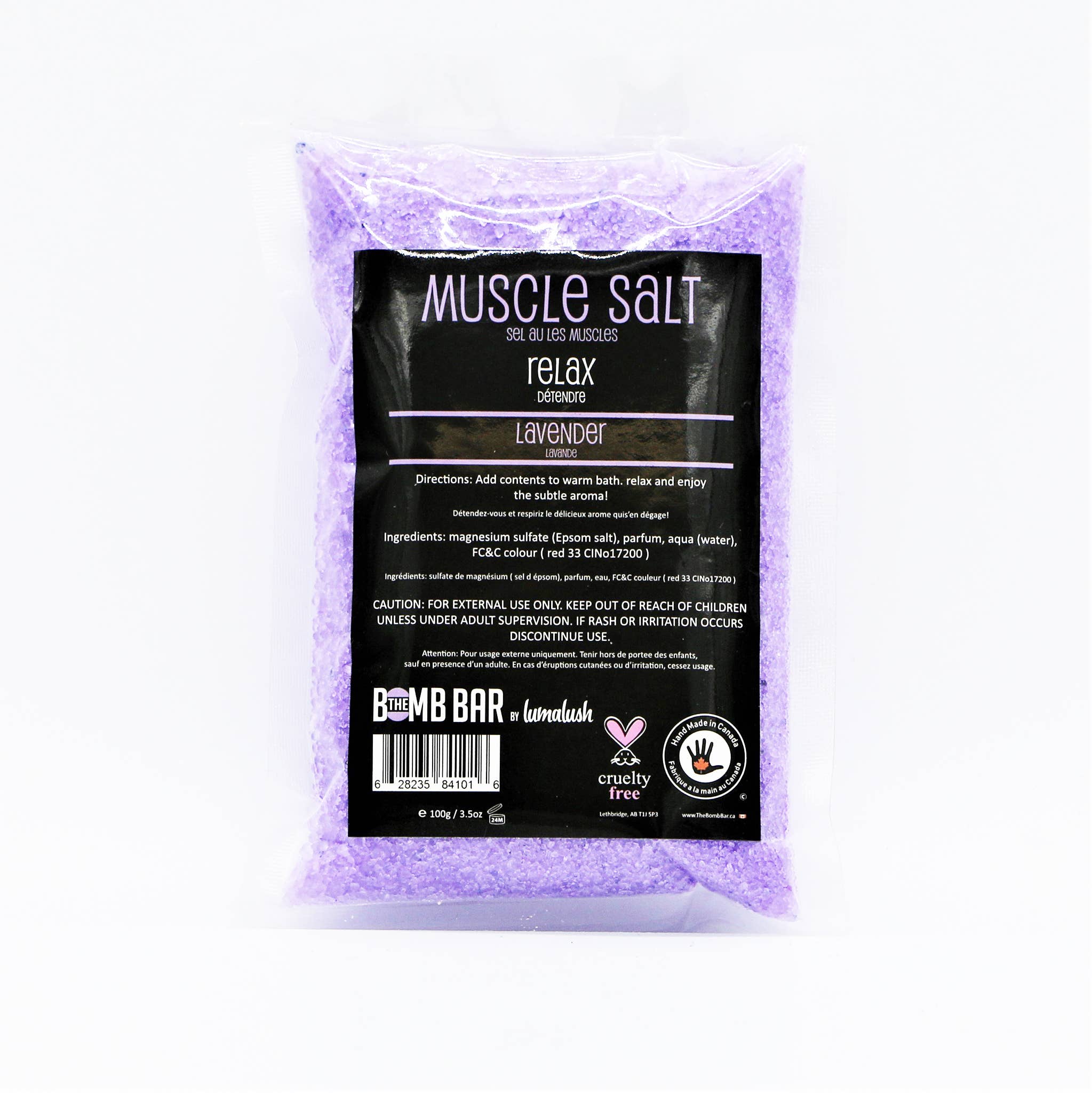 Bain - Muscle Salt: Moins de stress / 100g