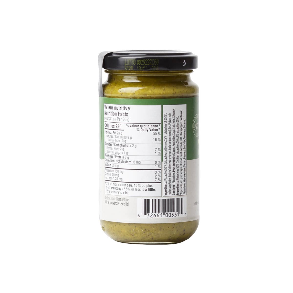 Pesto à la pistache