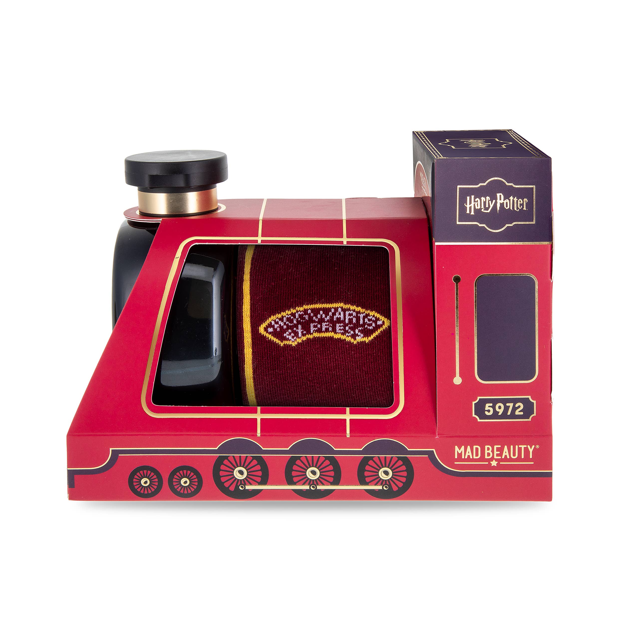 Ensemble de chaussettes Harry Potter Train et coffret cadeau gel douche
