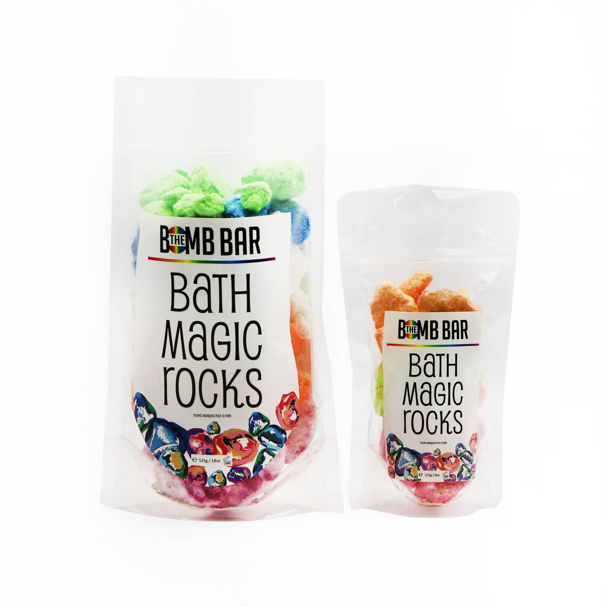 Roches magiques de bain: 125g ( couleur aléatoire)