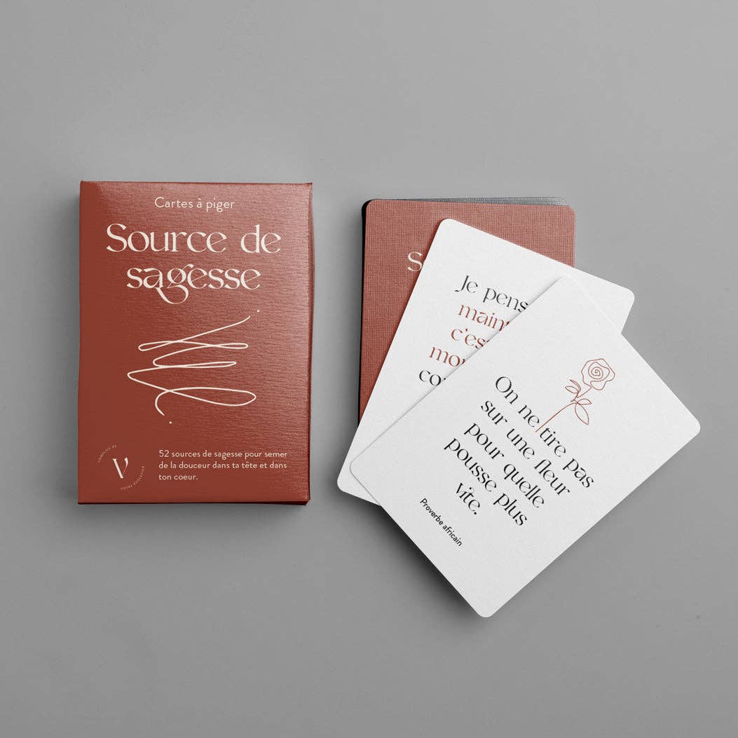 CARTES À PIGER - SOURCES DE SAGESSE