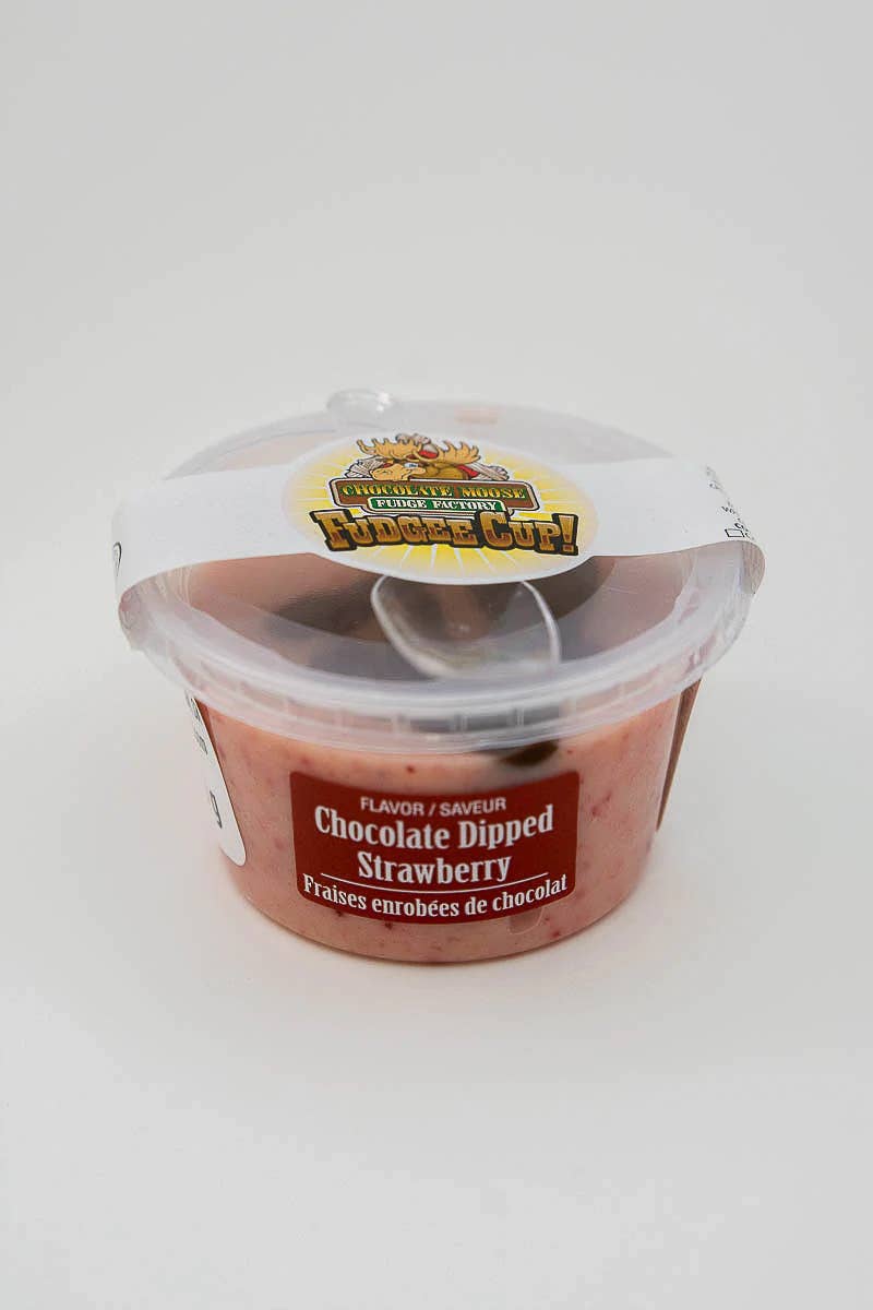Cup de fudge- Choc. Strawbry trempé 140g
