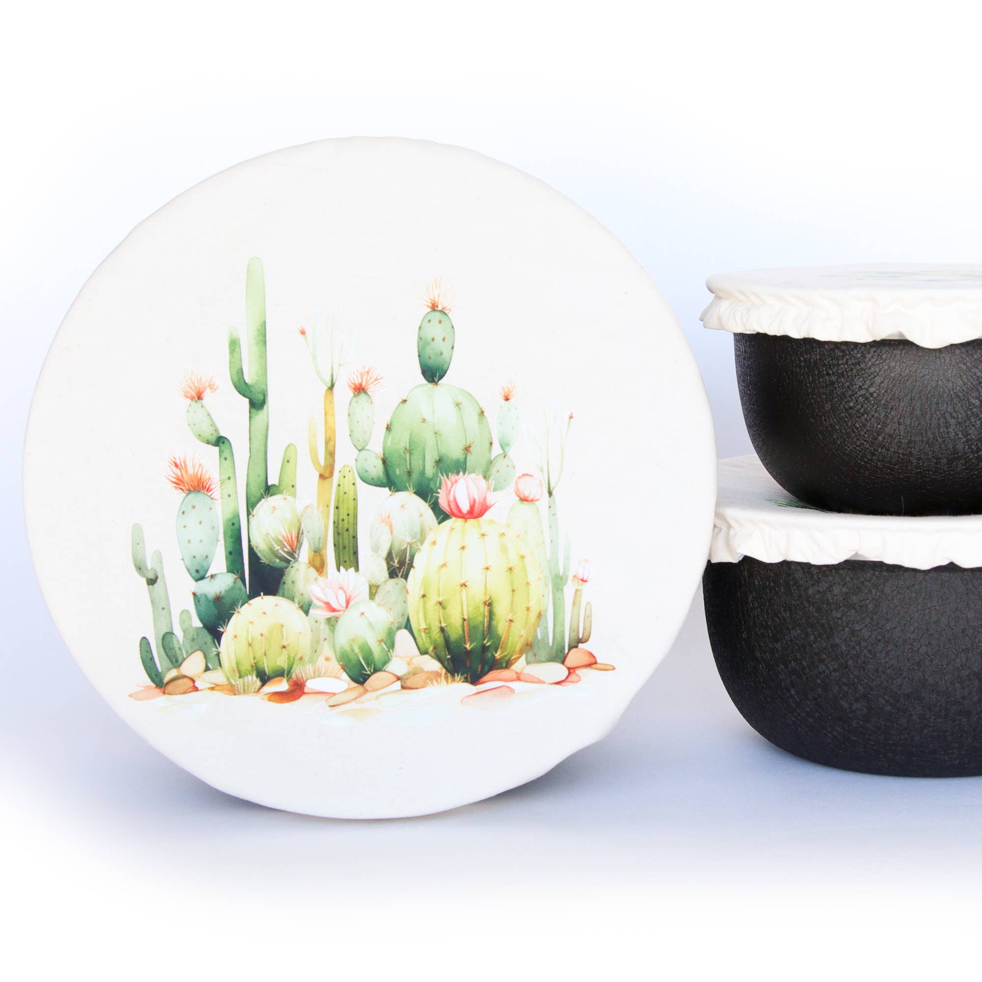 Couvercles de bol - Ensemble Cactus