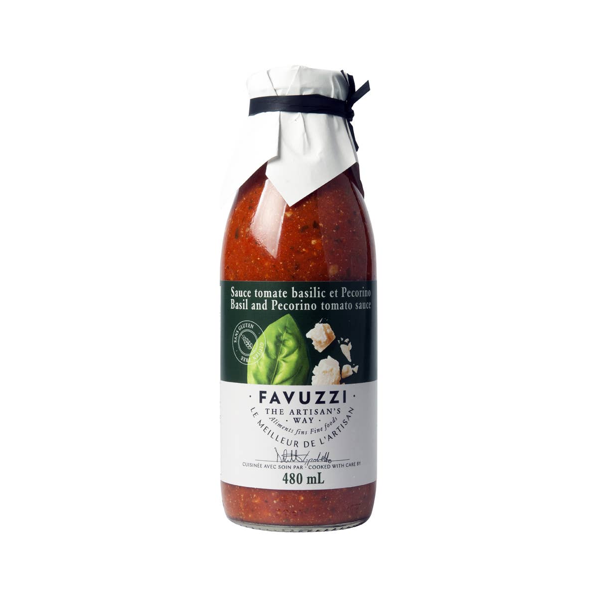 Sauce au basilic et au pecorino