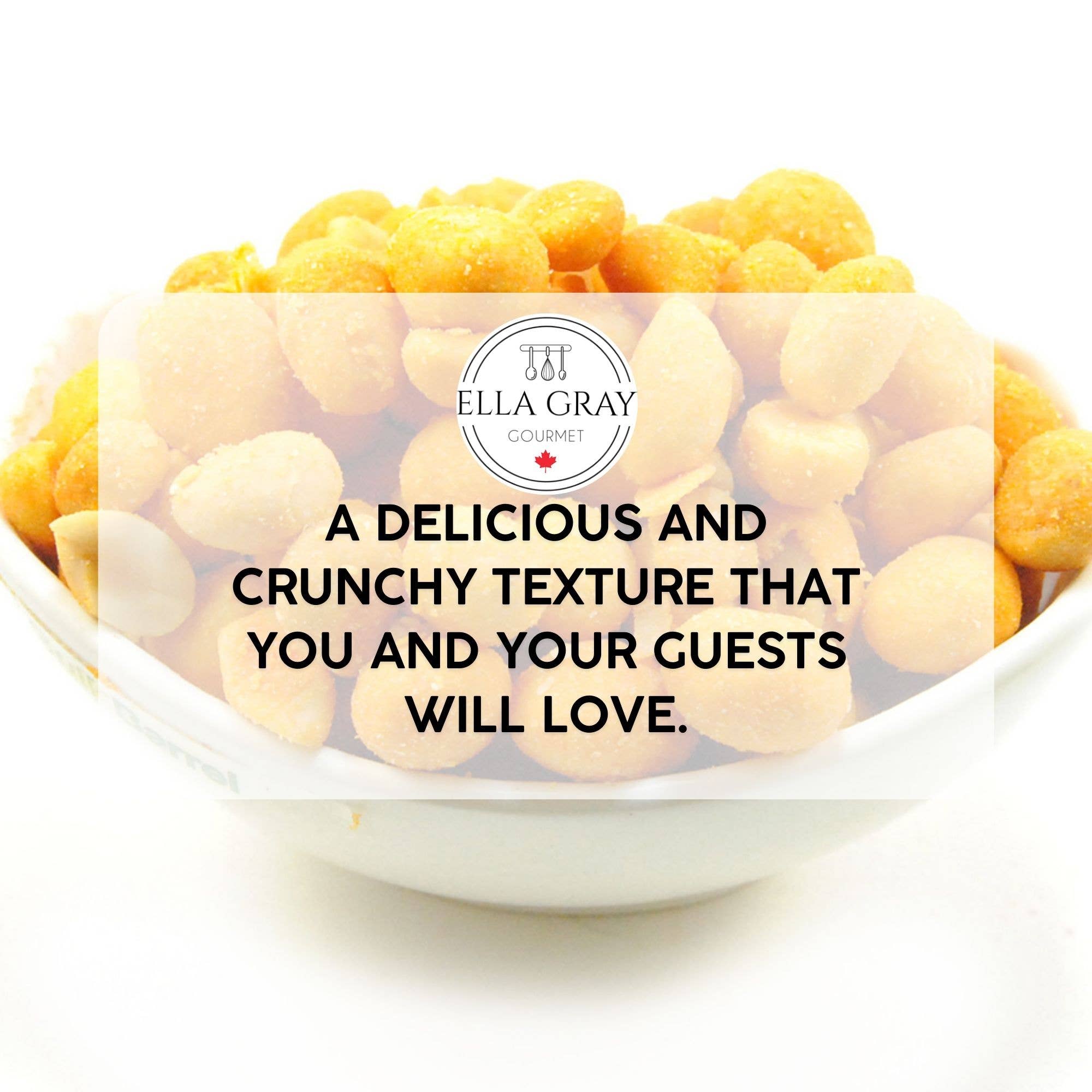 Croustillants d'arachide - Crème aigre et oignon