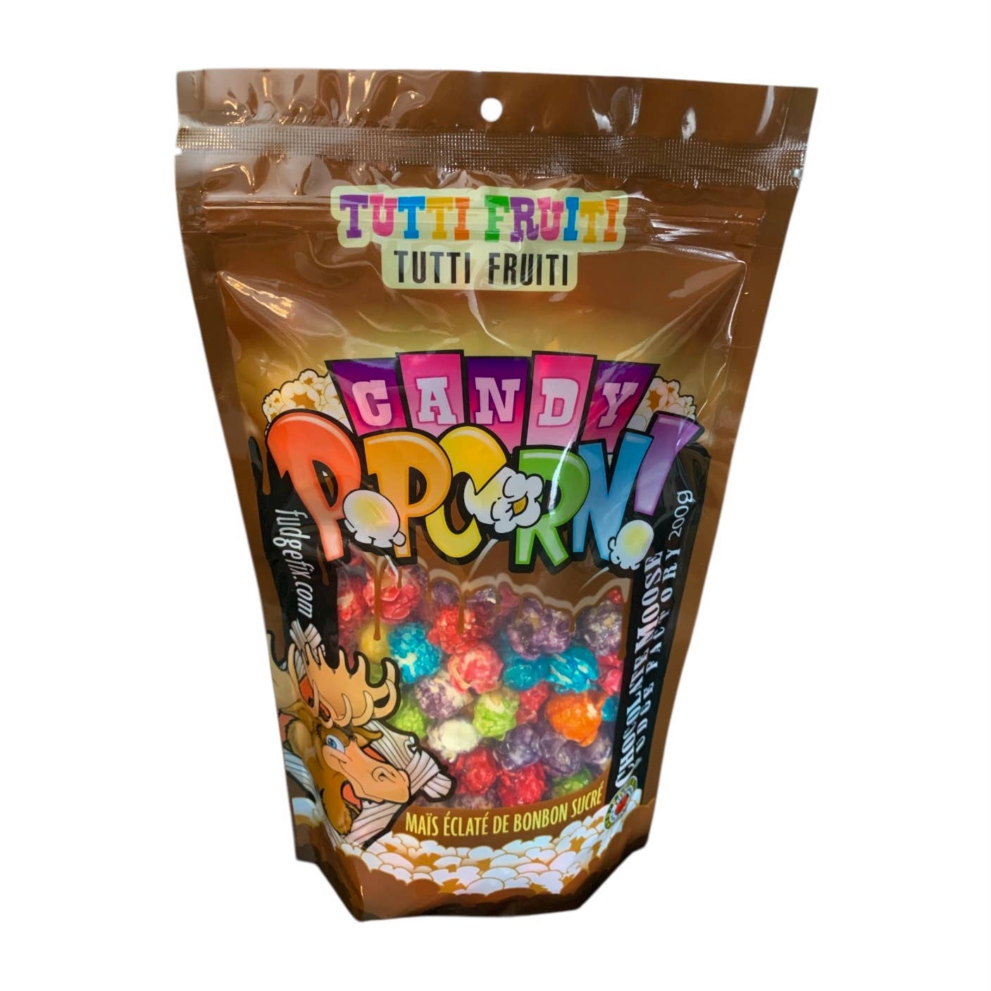 NOUVEAU Pop-corn sucré - TUTTI FRUTTI Nouvel emballage: 200g
