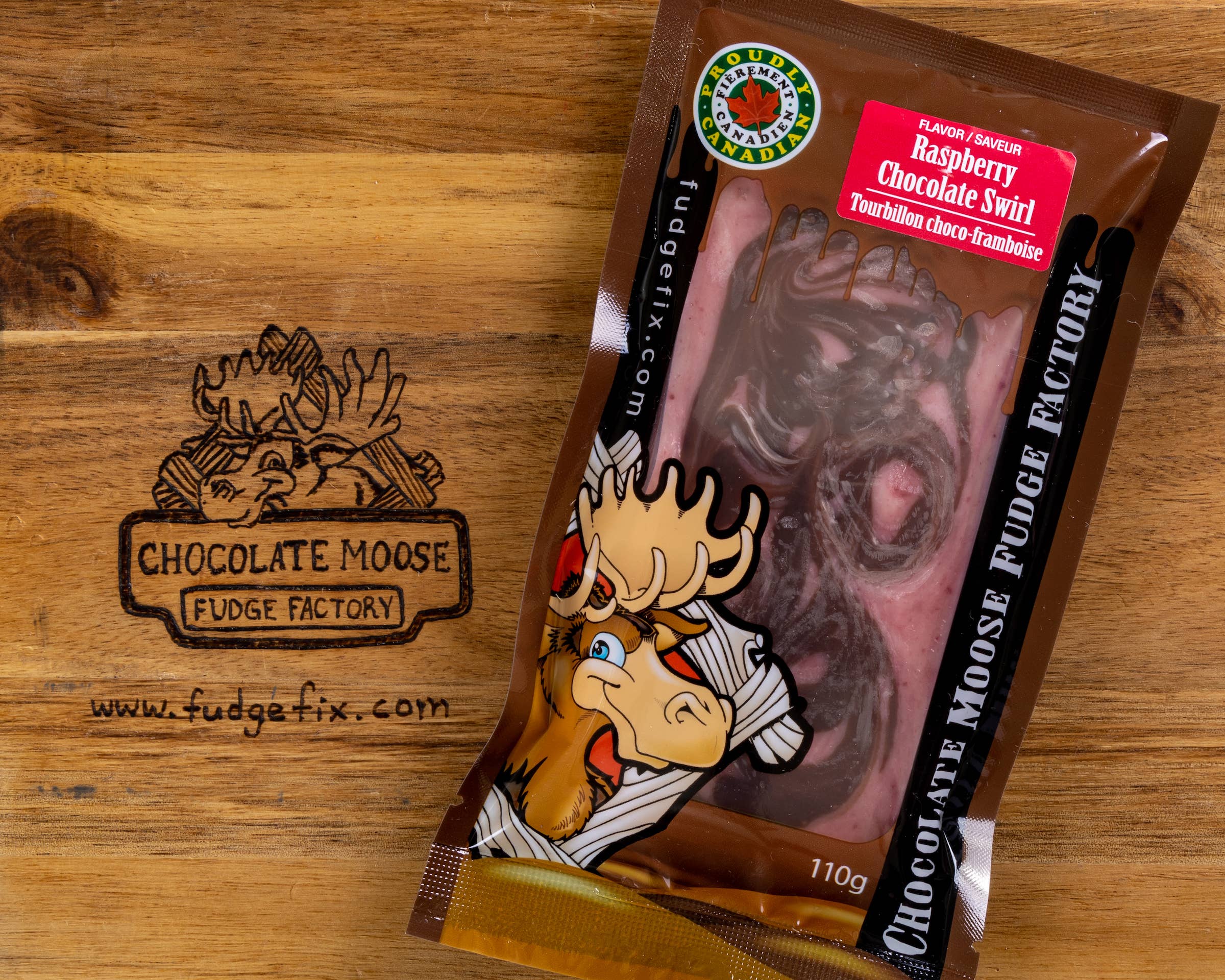 Fudge - Framboise Chocolate Swirl 110g