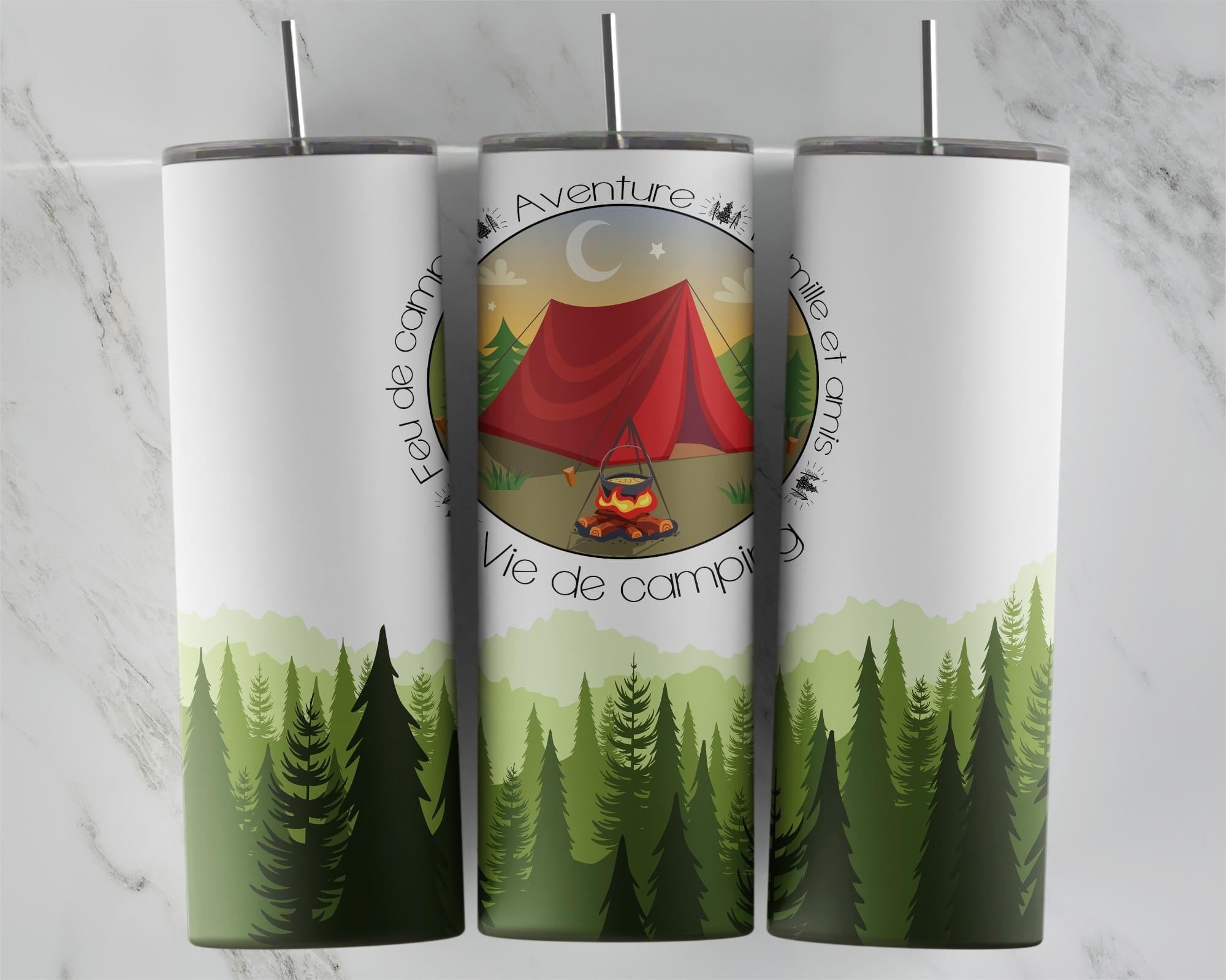Bouteille « tumbler » 20oz camping